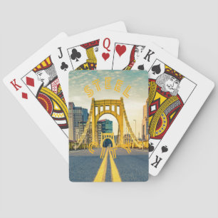 Jeu De Cartes Pittsburgh Steel City Skyline 412 Pennsylvania Can