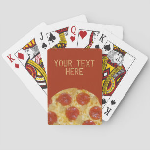 Jeu De Cartes PIZZA carte à jouer personnalisée