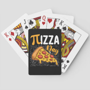 Jeu De Cartes Pizza Pi Day Mathématiques Amateurs