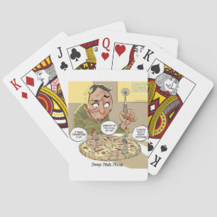 Jeu De Cartes Pizza Profonde et Drôle Philosophie
