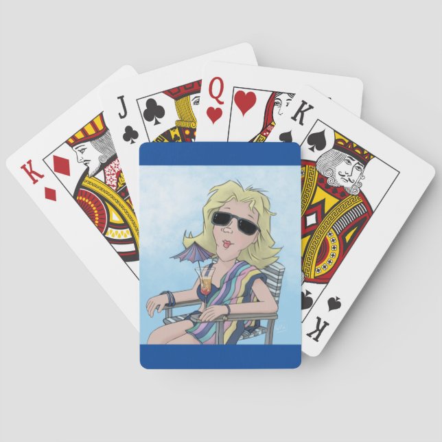 Jeu De Cartes Plage Baby Playing Cartes (dos)