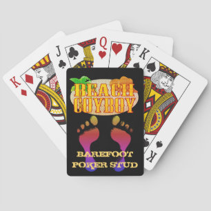 Jeu De Cartes Plage Cowboy Nightime Barefoot Poker Stud
