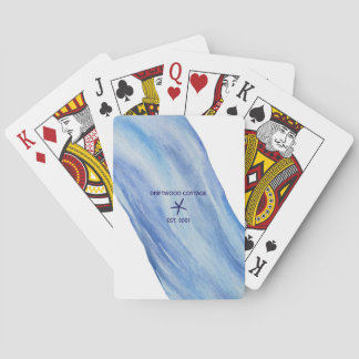 Jeu De Cartes Plage customisée Cottage Classic Playing Cartes