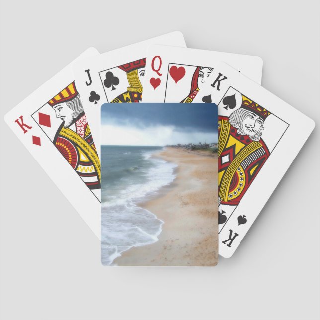 Jeu De Cartes Plage de Floride cartes de jeu (dos)