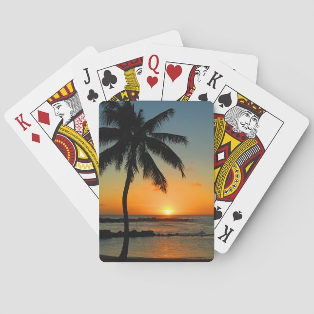 Jeu De Cartes Plage de Poipu - Kauai Hawaii (dos)
