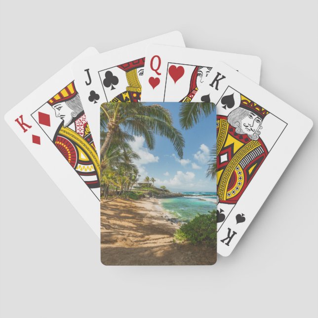 Jeu De Cartes Plage | Maui, Hawaï de crique de Kuau (dos)