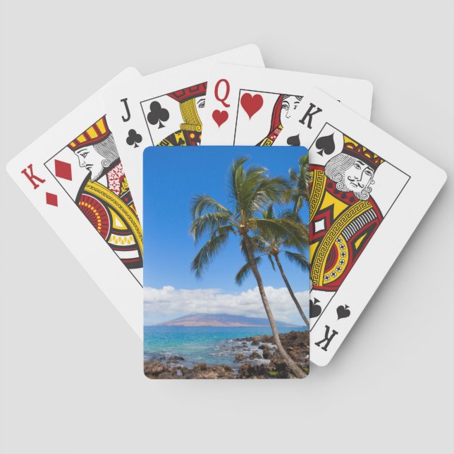 Jeu De Cartes Plages tropicales | Maui Hawaii (dos)