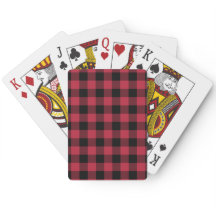 Plaid rouge et noir