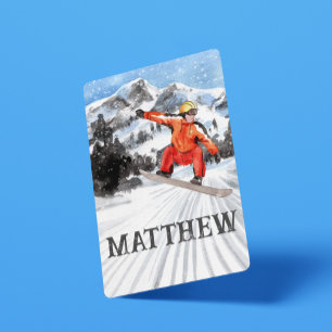 Jeu De Cartes Planche à neige Planchiste Sports d'hiver