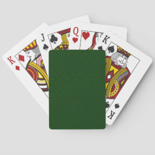 Jeu De Cartes Planche classique à cartes vert foncé