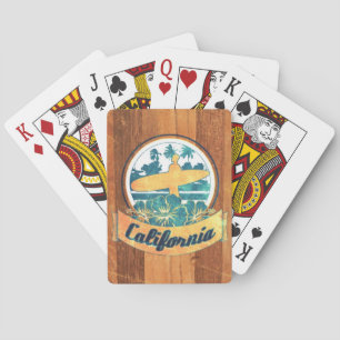 Jeu De Cartes Planche de surf californienne