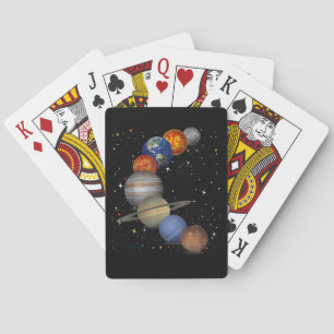 Jeu De Cartes Planètes de galaxie univers Astronomie solaire Esp
