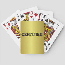 JEU DE CARTES #PLANNER D'OR CERTIFIÉ