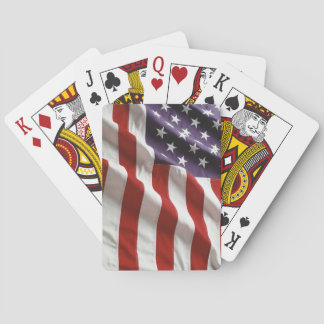 Jeu De Cartes Plaque-carte Fier et Patriotique USA