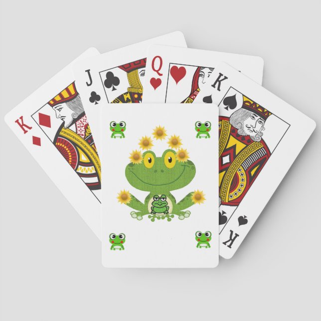 Jeu De Cartes Plaque de carte de jeu de grenouille (dos)