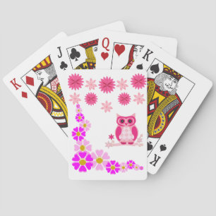 Jeu De Cartes Plaque de cartes de jeu de hibou