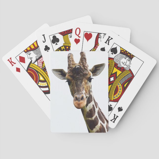 Jeu De Cartes Plaque de cartes de la Girafe (dos)