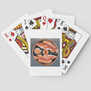 Jeu De Cartes Plaque représentant deux poissons, 350 av. J.-C. (