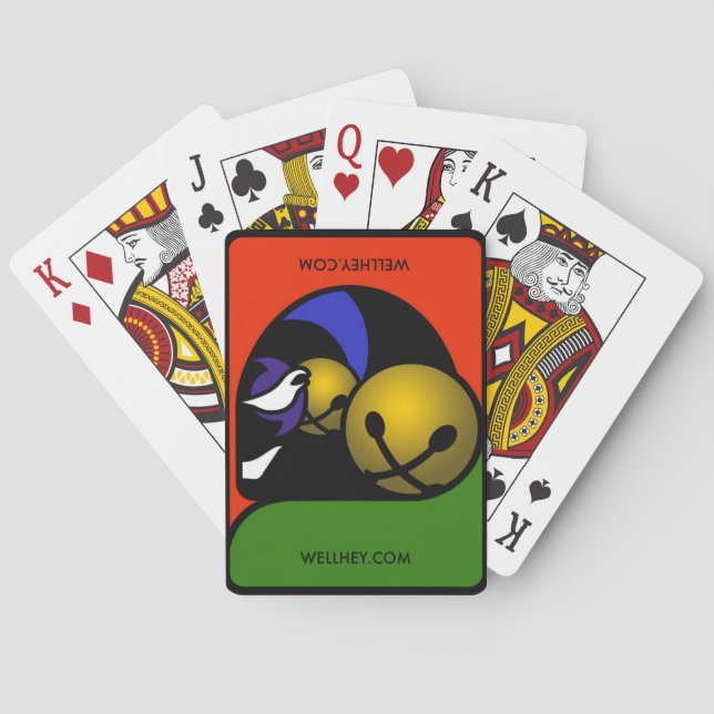 Jeu De Cartes Plaque WHP de cartes (dos)