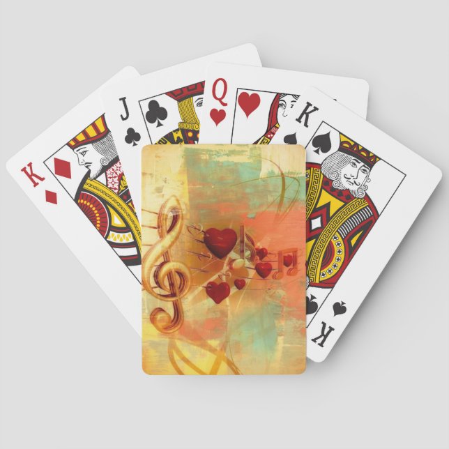 Jeu De Cartes Plate-forme des cartes pour des mélomanes (dos)