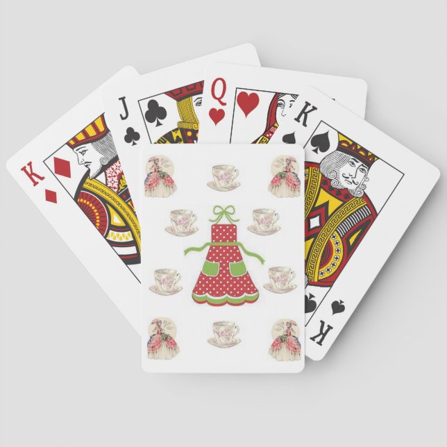 Jeu De Cartes Plateau de carte de jeu de thé (dos)