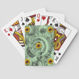 Jeu De Cartes Plateau de cartes de jeu floral