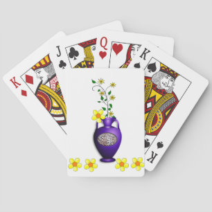 Jeu De Cartes Plateau de cartes de jeu floral