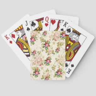Jeu De Cartes Plateau de cartes de jeu floral