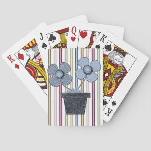 Jeu De Cartes Plateau de cartes de jeu floral