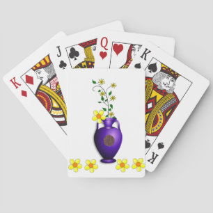 Jeu De Cartes Plateau de cartes de jeu floral
