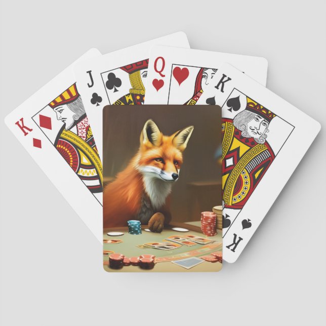 Jeu De Cartes Plateau Fox de cartes de jeu (dos)