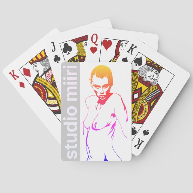 Jeu De Cartes PLAYING CARDS studio miiri (dos)
