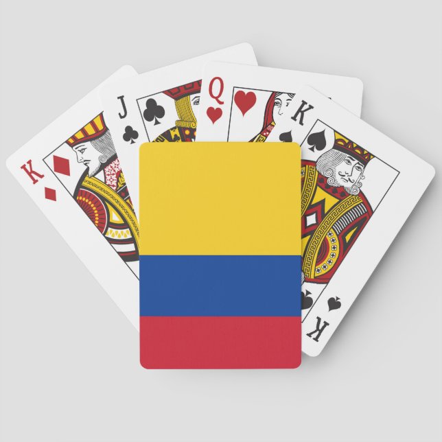 Jeu De Cartes Playing Cards with flag of Colombia (dos)