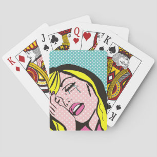 Jeu De Cartes Pleure je des cartes de jeu d'art de bruit de