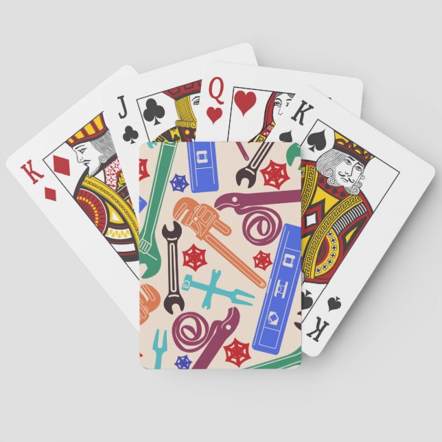 Jeu De Cartes Plomberie Outils, Pipefitter, Novelt Print (dos)