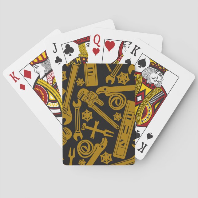 Jeu De Cartes Plomberie Outils, Pipefitter, Novelt Print (dos)