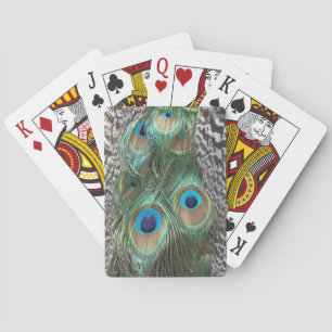 Jeu De Cartes Plumes Peacock Motif Jouer des cartes