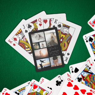 Jeu De Cartes Plus grand papa Famille Enfant 7 Photo Collage