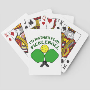 Jeu De Cartes Plutôt jouer au Pickleball