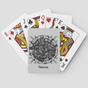 Jeu De Cartes Plutôt Jouer Dominos Jouer Cartes