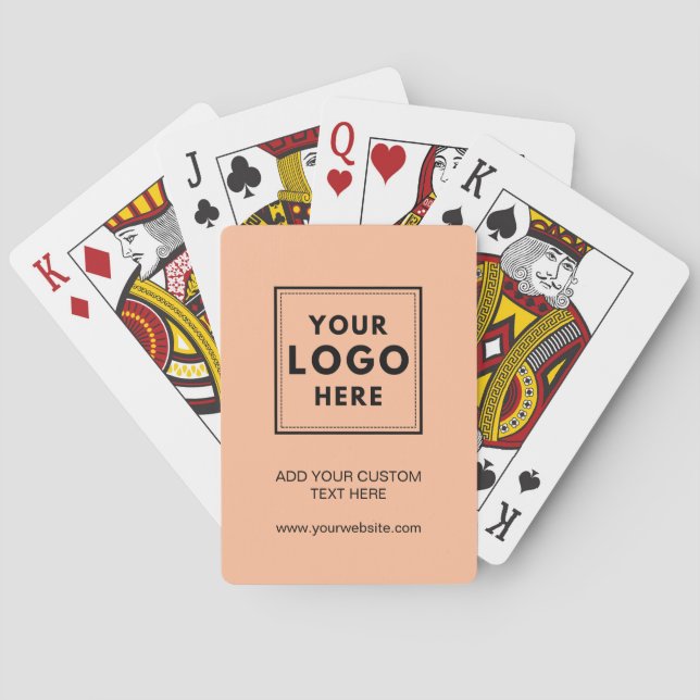 Jeu De Cartes Poche professionnelle simple en logo (dos)