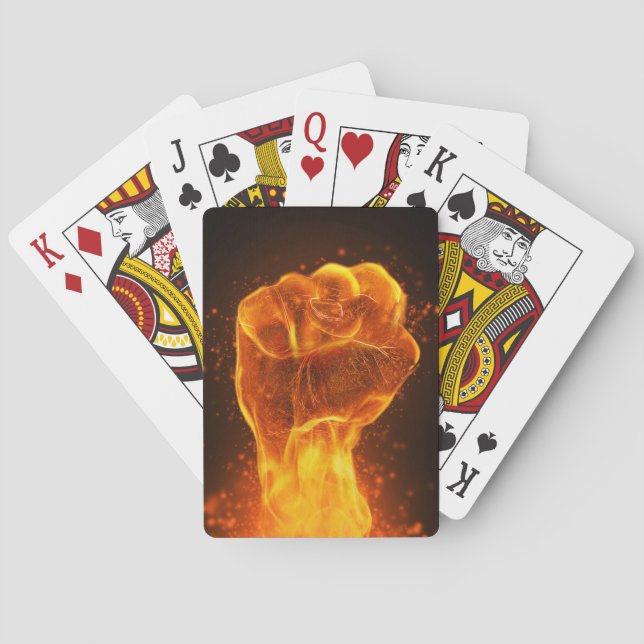 Jeu De Cartes Poing brûlant (dos)