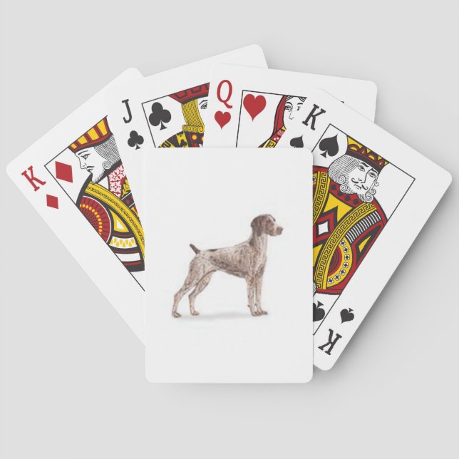 Jeu De Cartes Pointeur à poils courts allemand (dos)