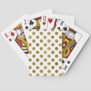 Jeu De Cartes Points chics de charme d'or