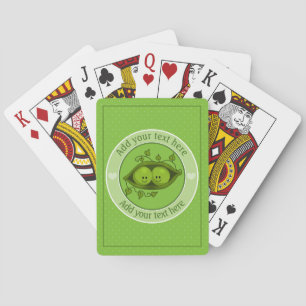 Jeu De Cartes Pois Dans Un Pois Personnalisé