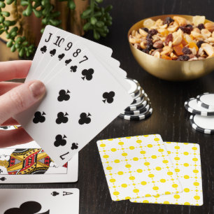 Jeu De Cartes Pois Jaunes, Motif Polka Dot, Points, Pots