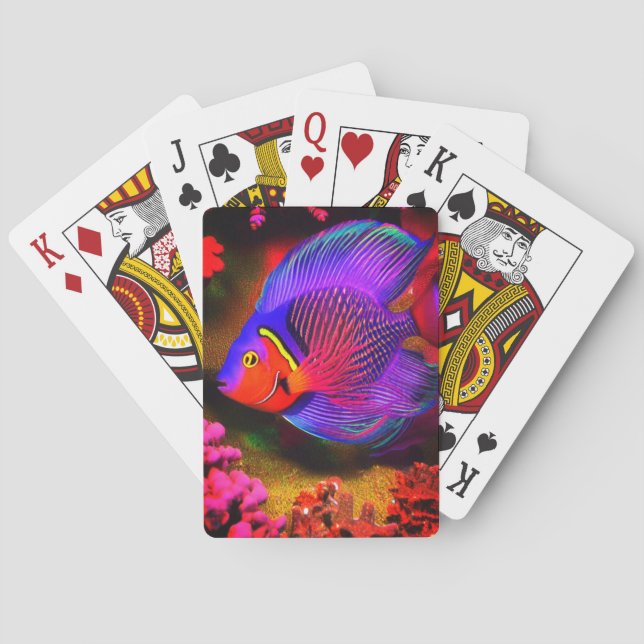 Jeu De Cartes Poisson Angel (dos)