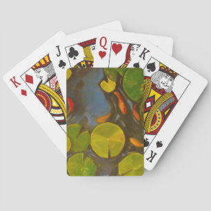 Jeu De Cartes Poisson D'Or Koi Pond Water Lys