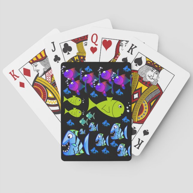 Jeu De Cartes Poisson Playing Card Deck (dos)