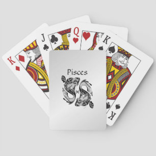 Jeu De Cartes Poisson Symbole et signe Zodiac Poisson
